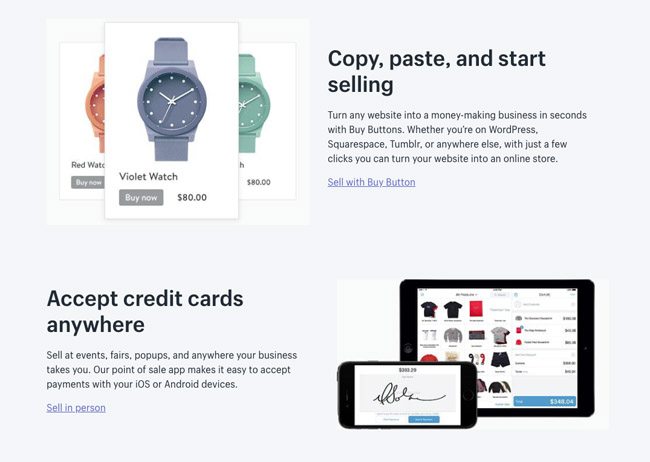 shopify pricing - shopify lite plan