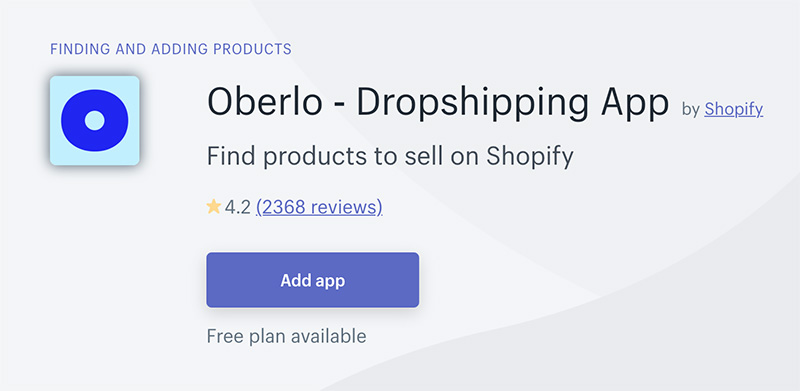 oberlo add app - oberlo review