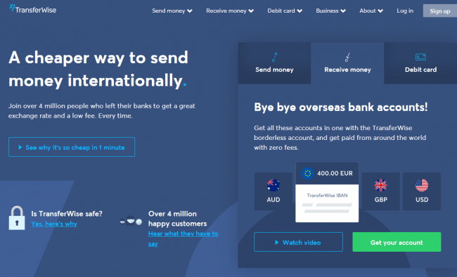 Alternativas de Paypal - TransferenciaWise