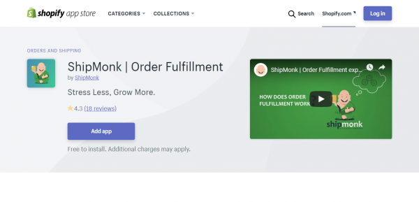 shopify apps - shipmonk plugin