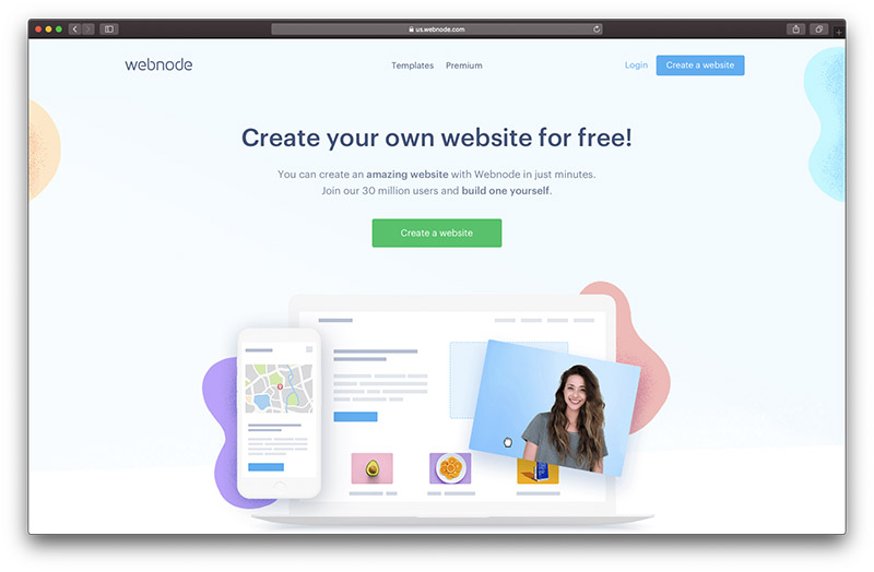 webnode free website builder