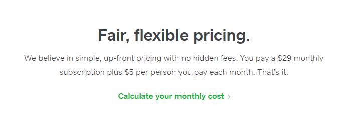 square payroll reviews - pricing