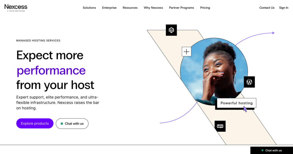nexcess homepage - best managed wordpress hosting