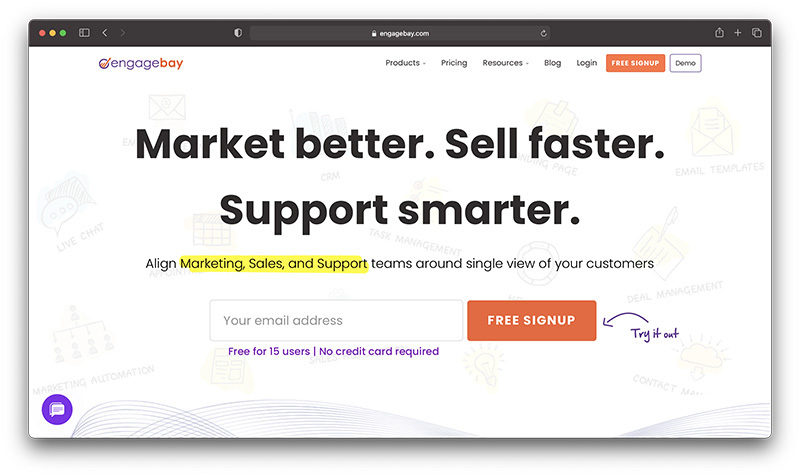engagebay - best hubsspot alternatives