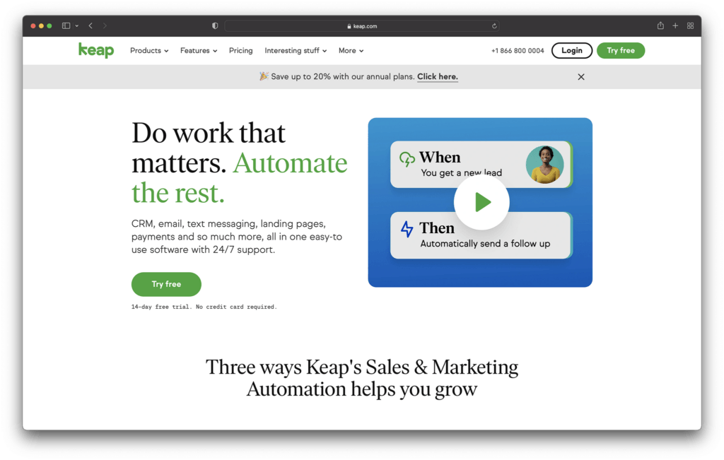 keap infusionsoft - hubspot alternatives