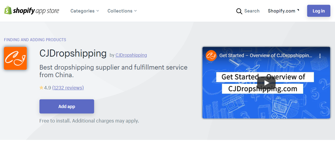CJdropshipping shopify app
