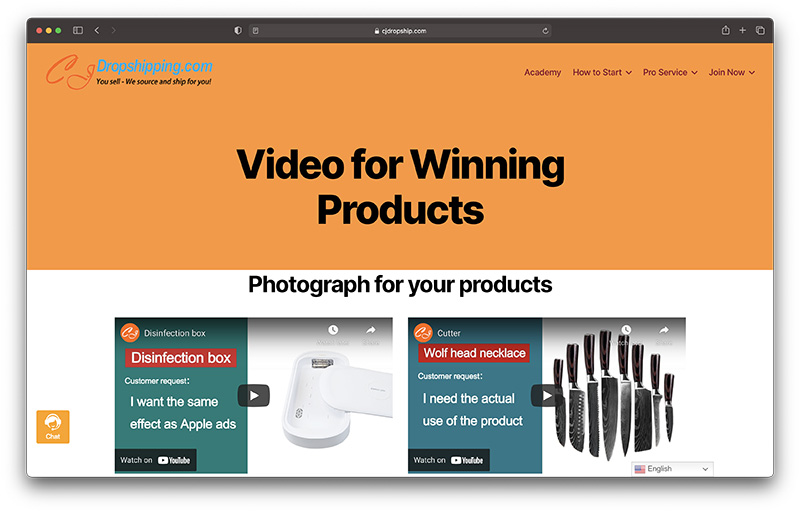 cjdropshipping foto e video personalizzati