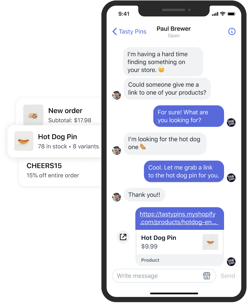 shopify ping