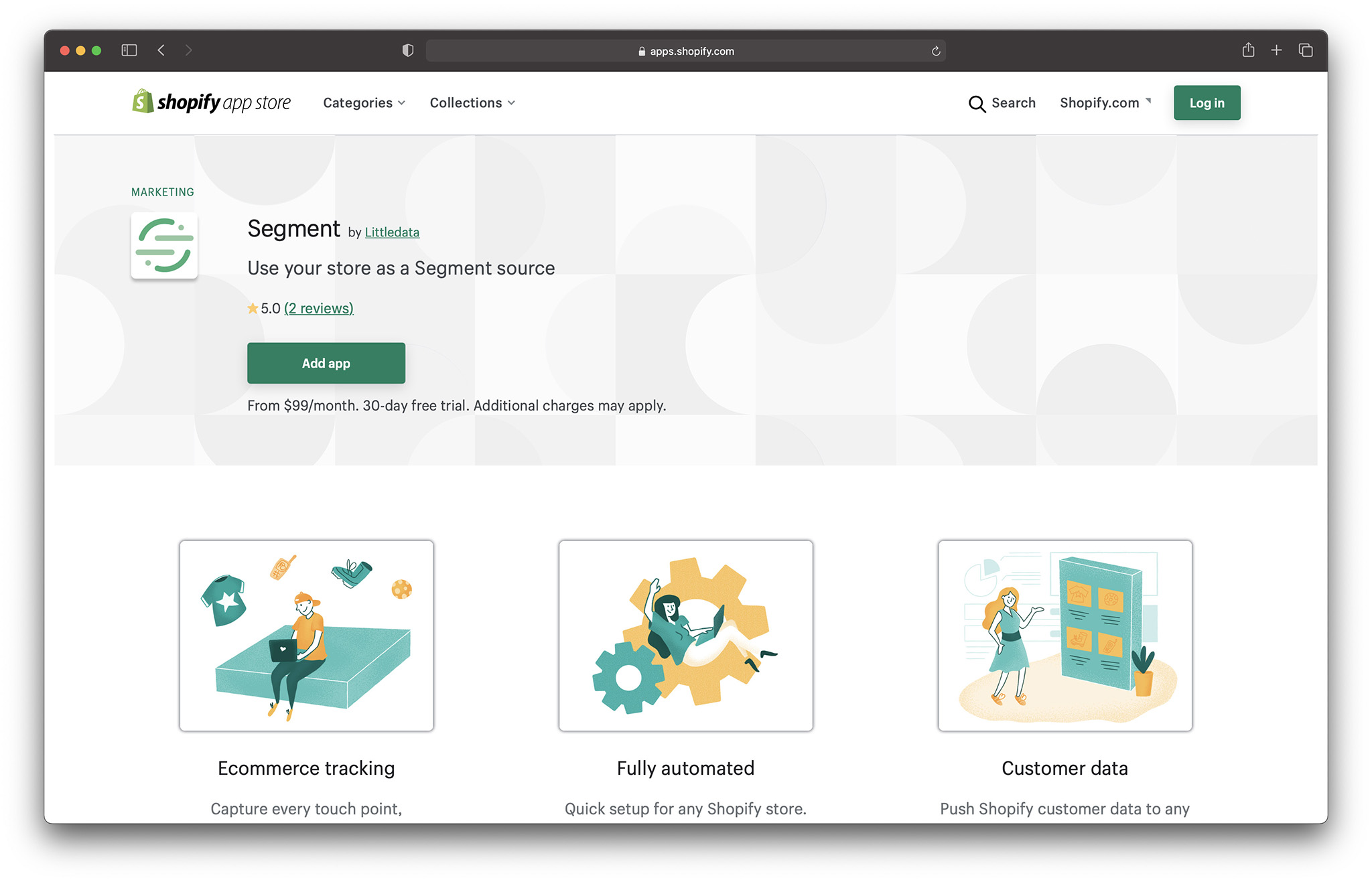 segment shopify analytics app