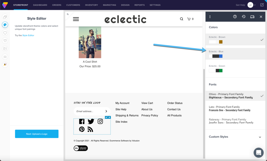style editor 