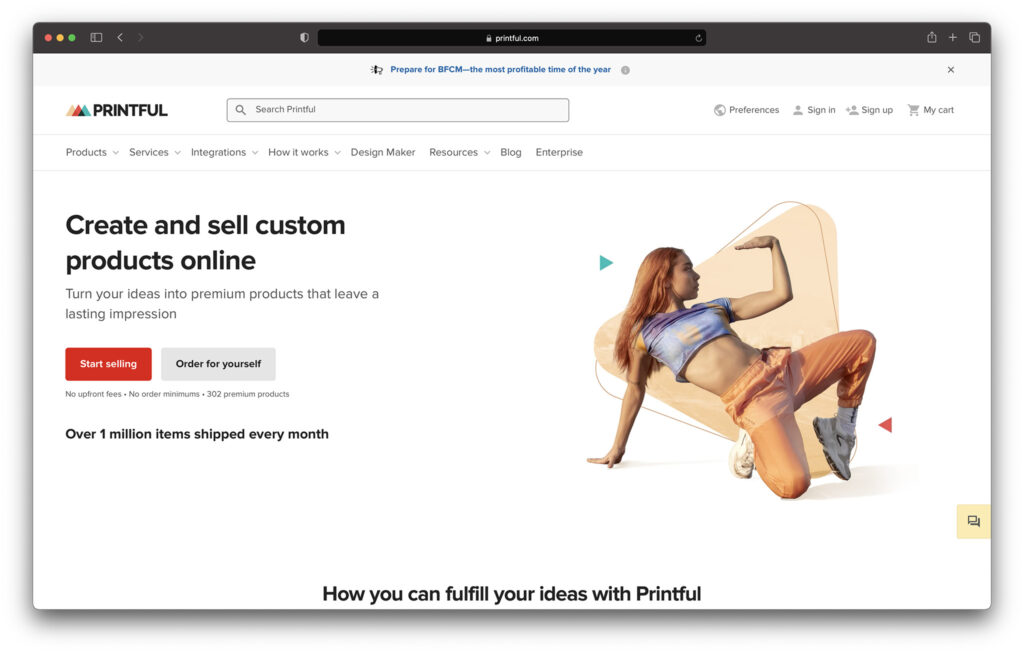 printful - best print on demand australia
