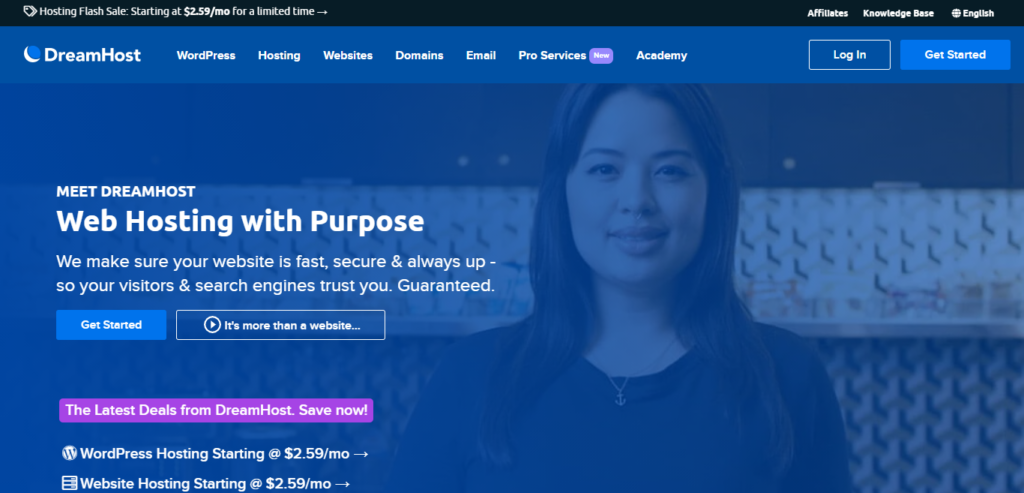 dreamhost wordpress hosting