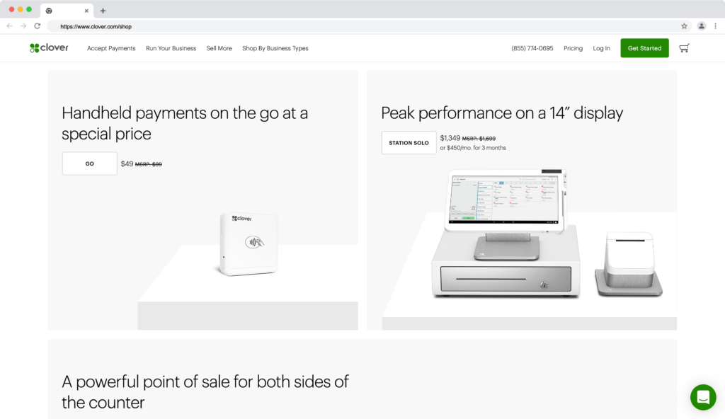 أجهزة نقاط البيع clover - Shopify POS مقابل Clover POS