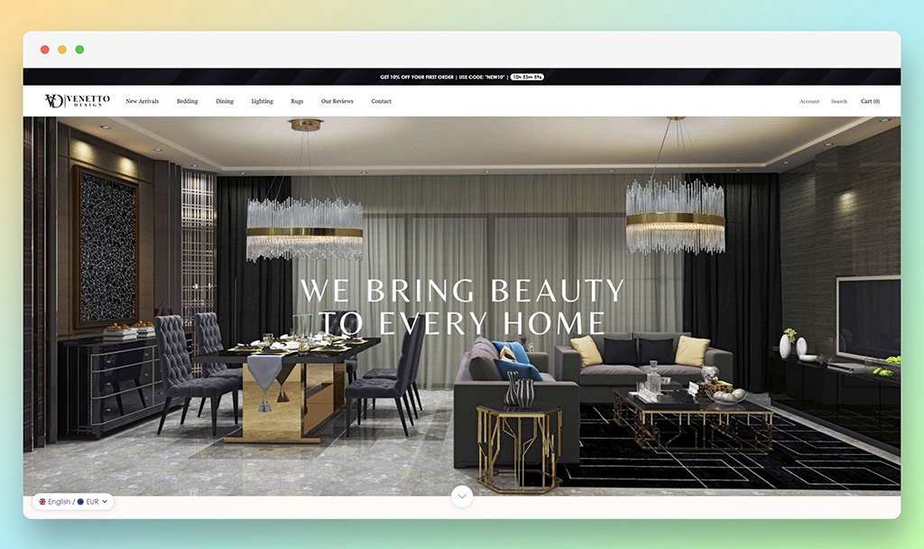 Venetto Design - Shopify Dropshipping Stores
