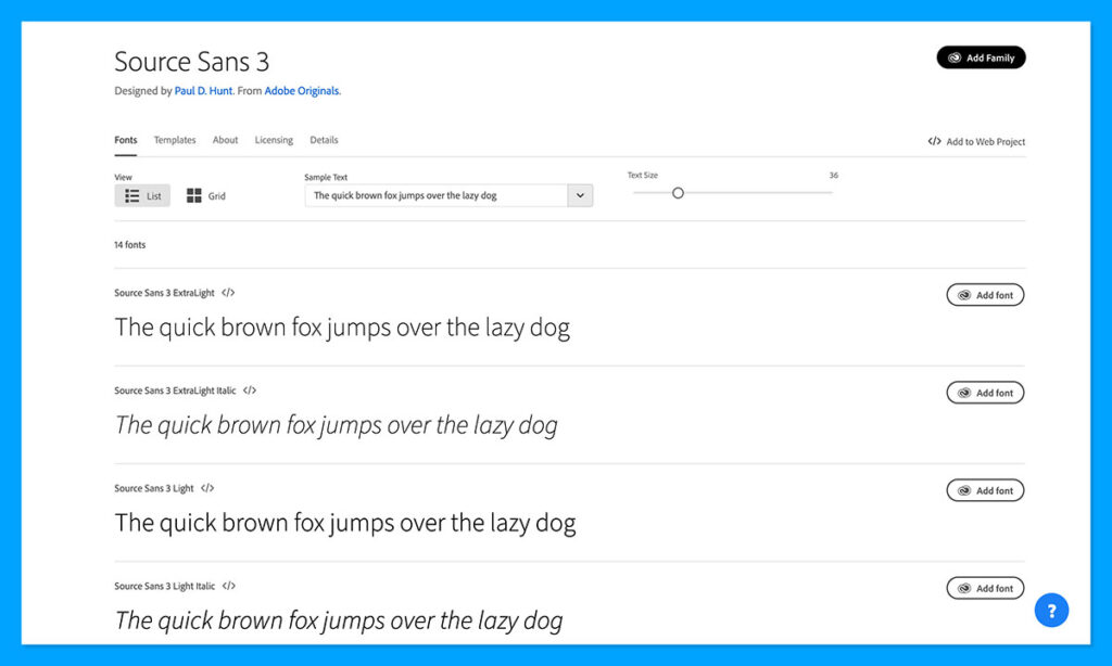 Source-Sans-3 beste Shopify-Schriftarten